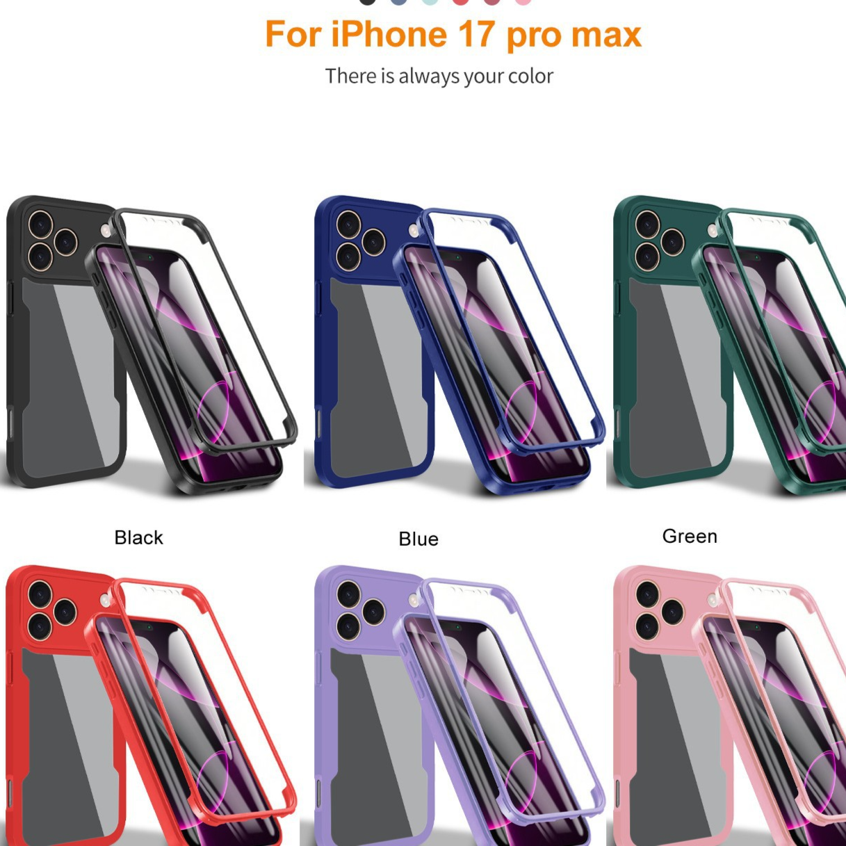 iPhone Case with Screen Protector