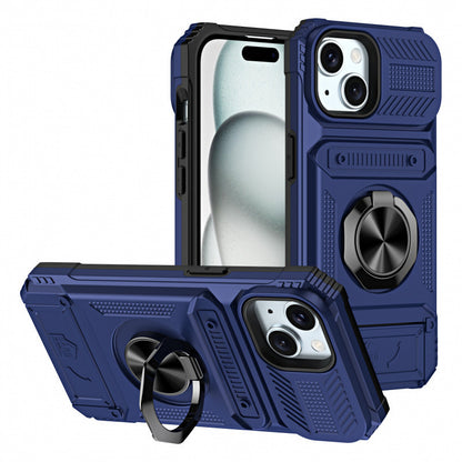 iPhone Phone Case with Card Slot and Magnetic Holder