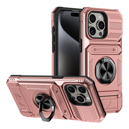iPhone Phone Case with Card Slot and Magnetic Holder