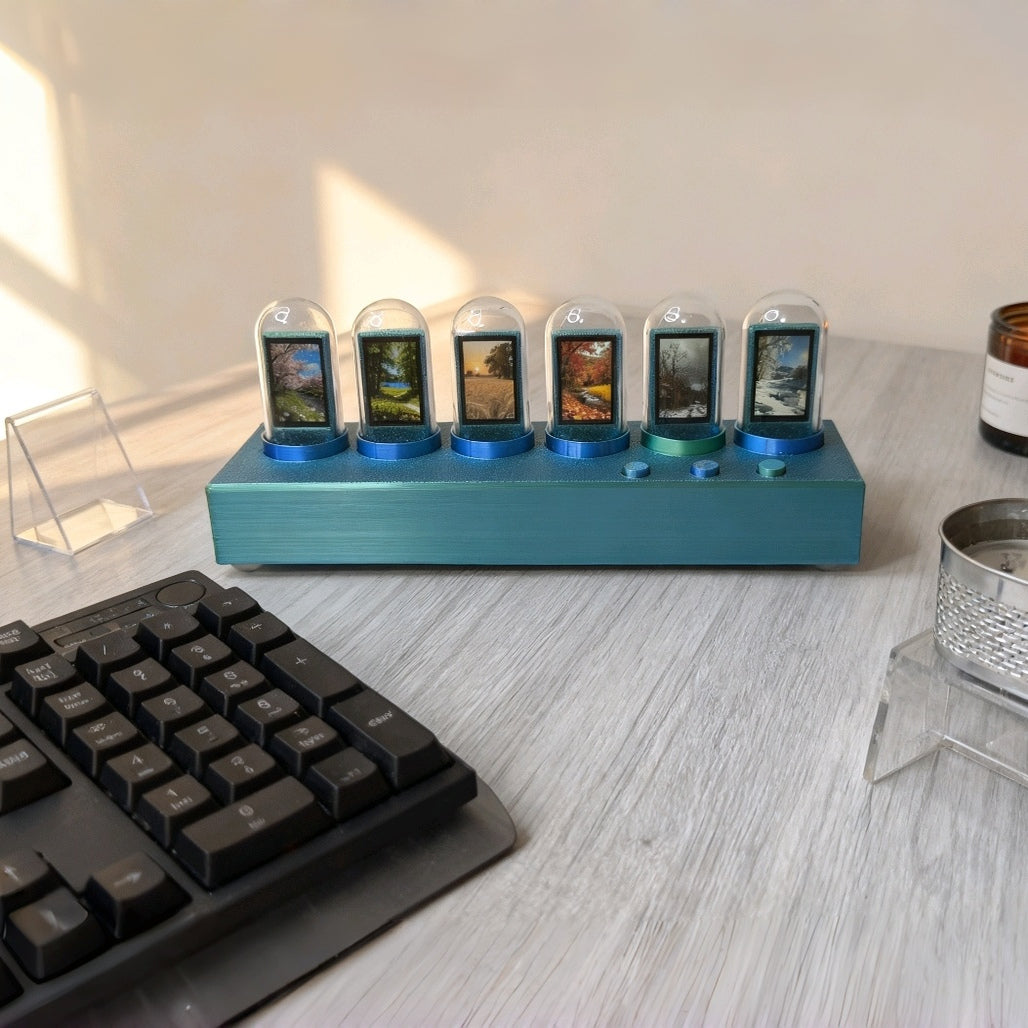 IPS Nixie Tube Clock with RGB Lighting
