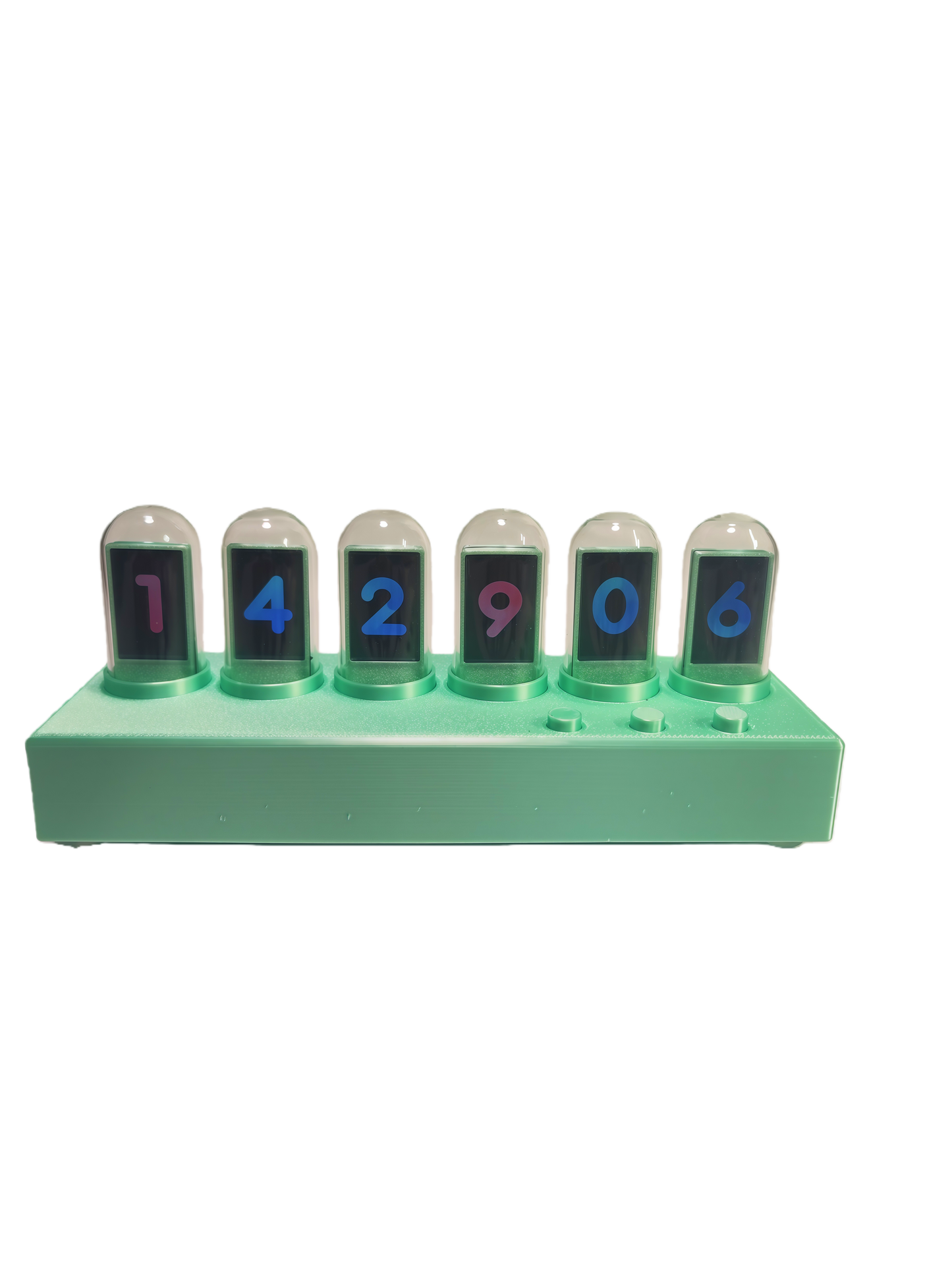 IPS Nixie Tube Clock with RGB Lighting