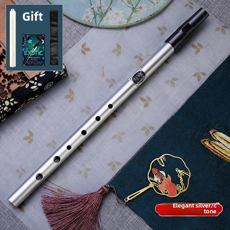 Irish Whistle in C/D Tone for Beginners with Protective Bag