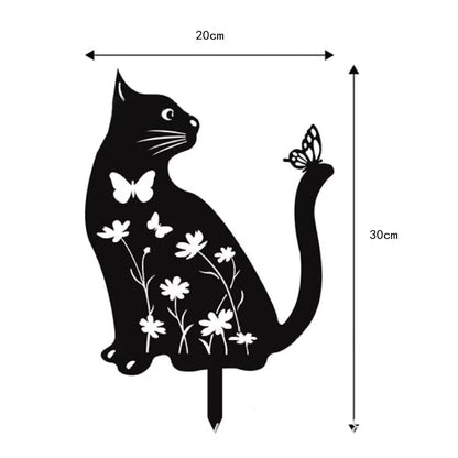Iron Animal Garden Decorations Ground Insert Art
