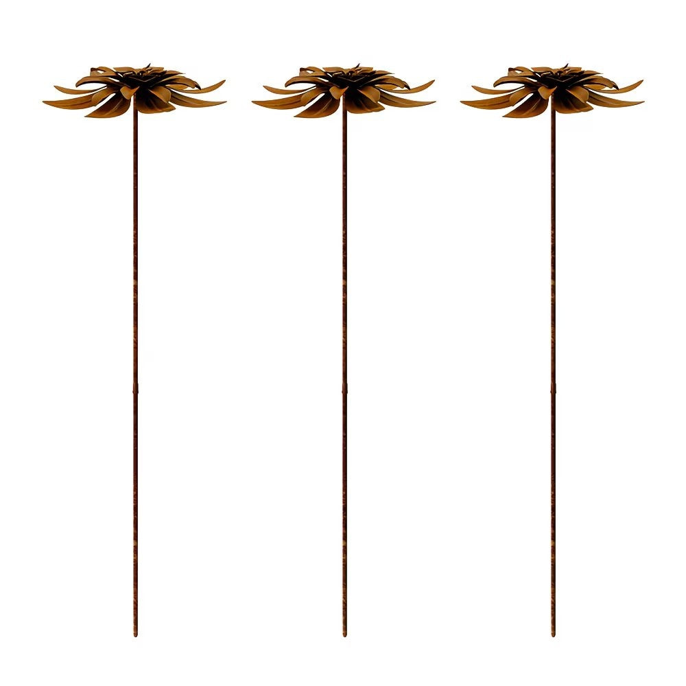 Iron Art Flower Insert Garden Decoration