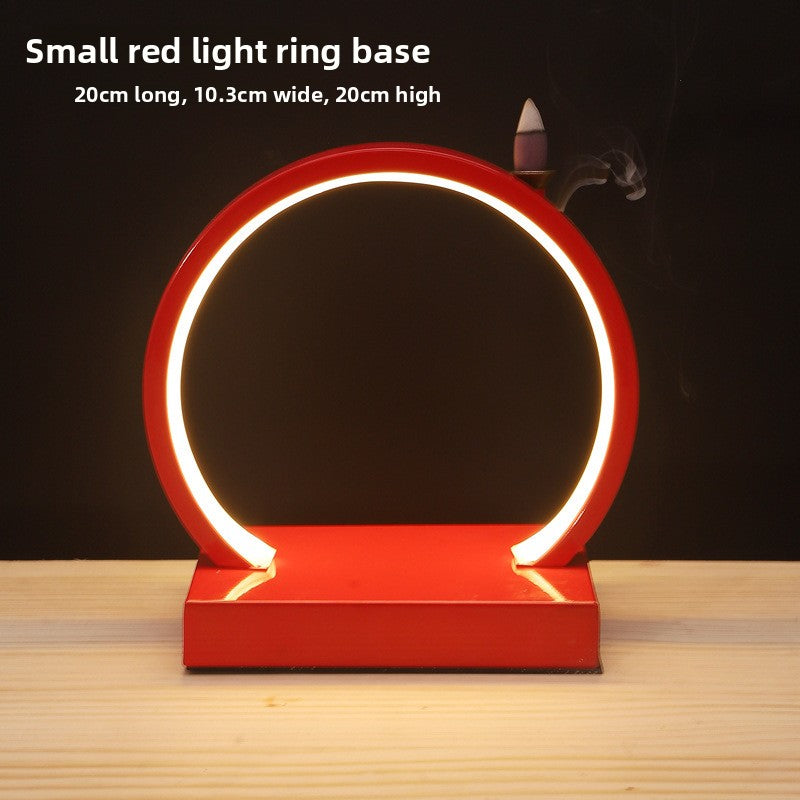 Iron Art LED Light Ring Display Stand Desktop Ornament