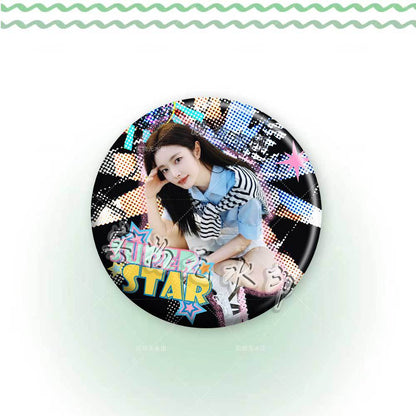 Iron Badges Brooches Bag Pendants