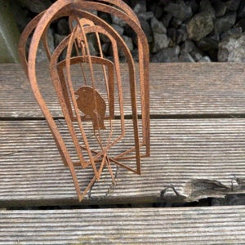 Iron Birdcage Pendant