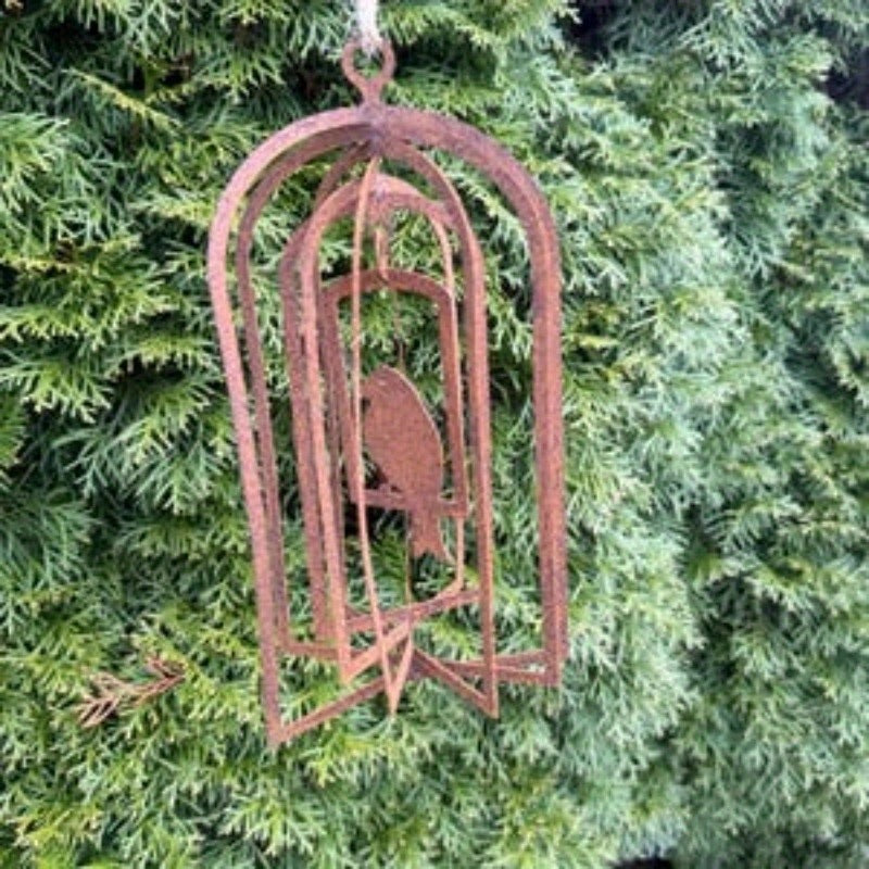 Iron Birdcage Pendant