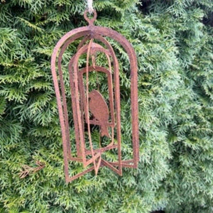 Iron Birdcage Pendant