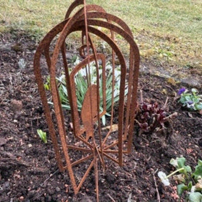 Iron Birdcage Pendant