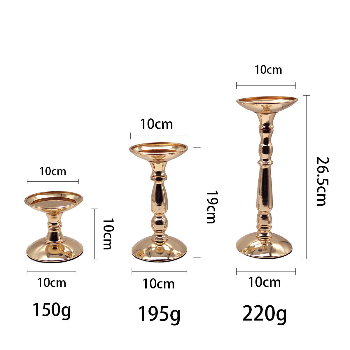 Iron candlestick