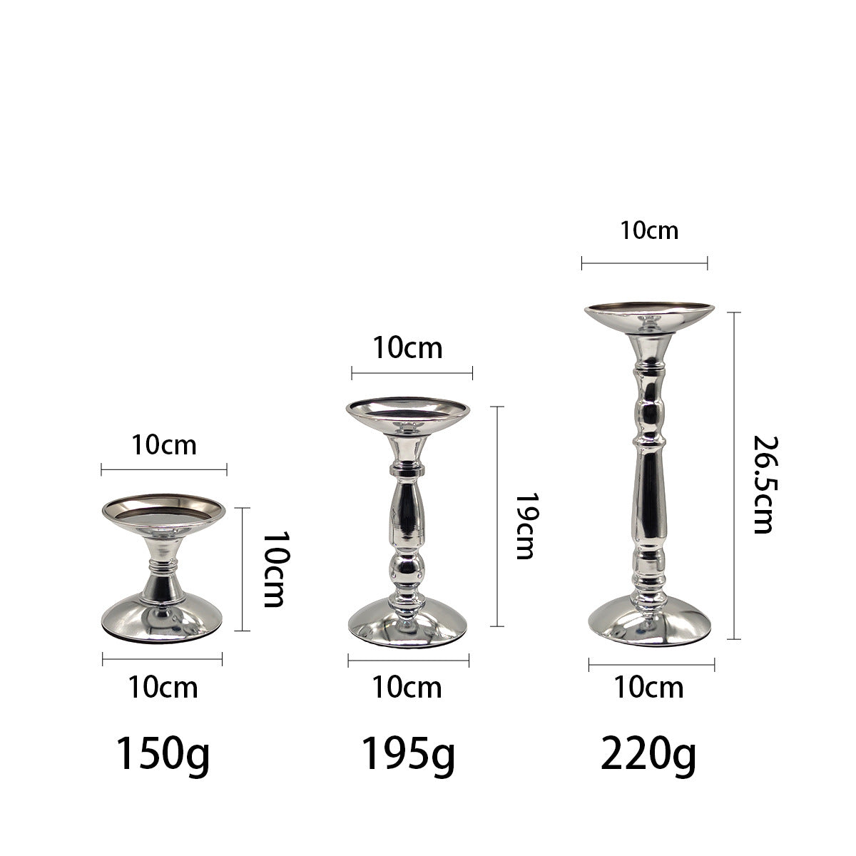 Iron candlestick