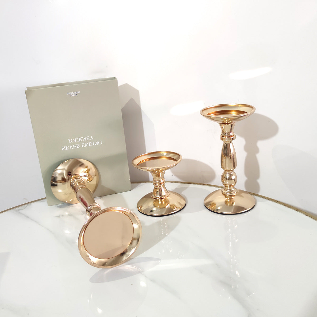 Iron candlestick