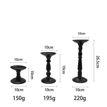 Iron candlestick