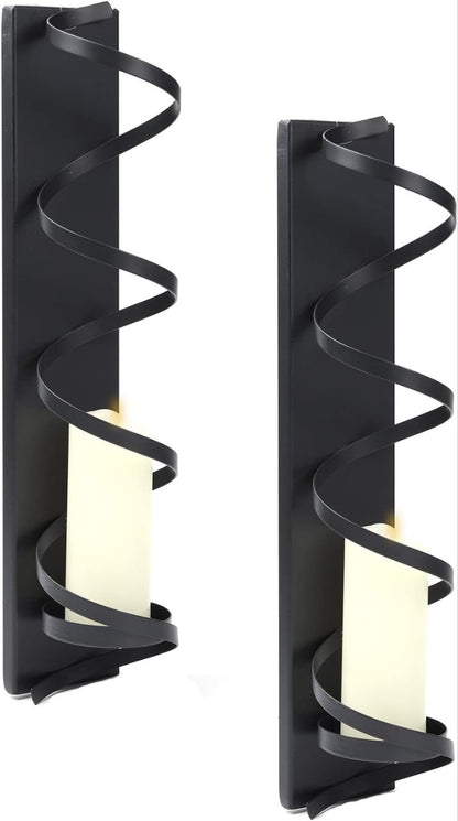 Iron Candlestick Wall Hanging