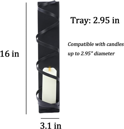 Iron Candlestick Wall Hanging