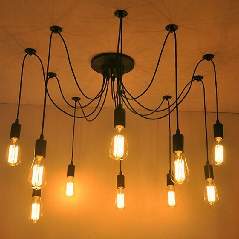 Iron chandelier