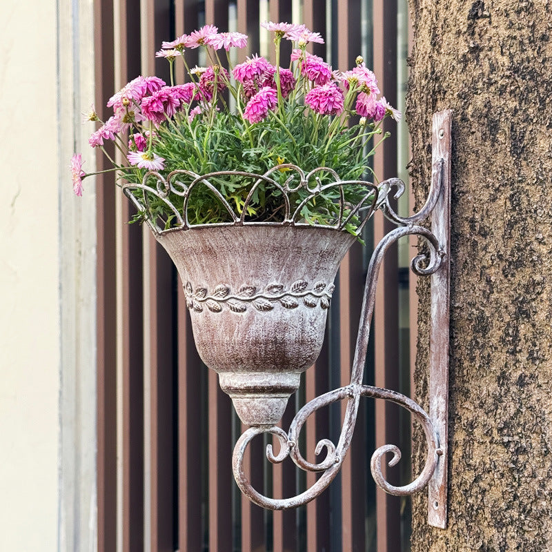 Iron Flower Basket