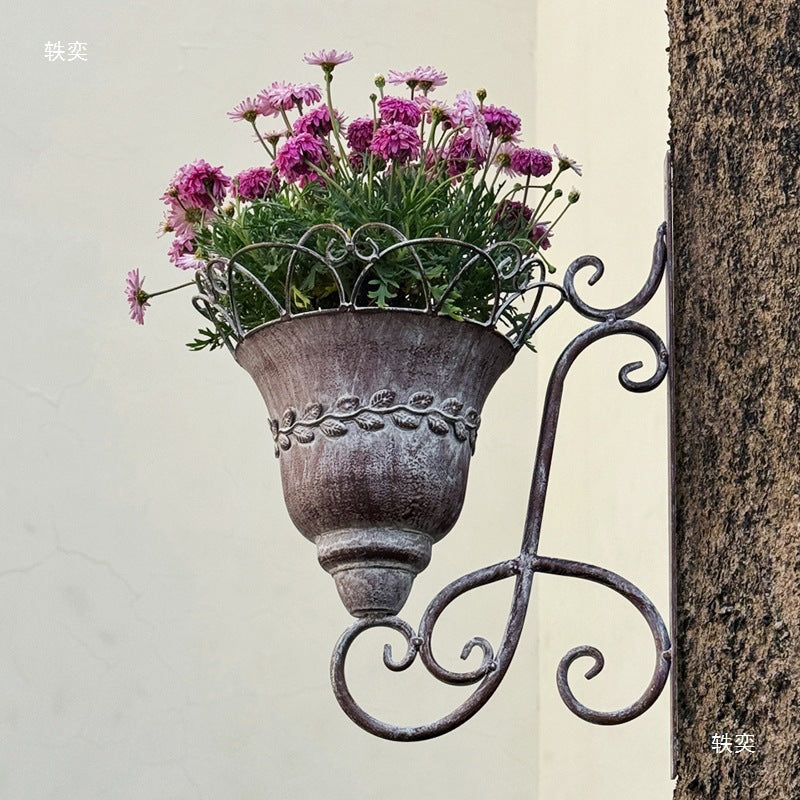 Iron Flower Basket