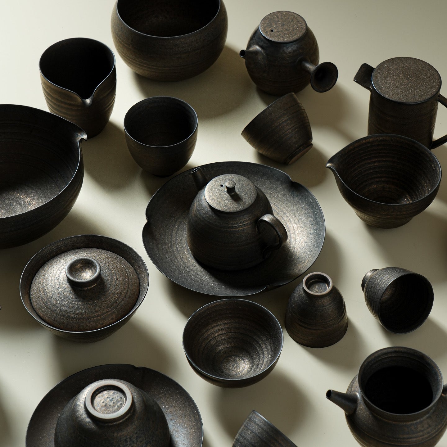 Iron Glaze Ceramic Tea