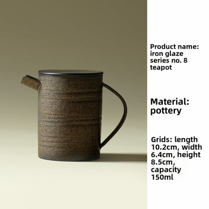 Iron Glaze Ceramic Tea