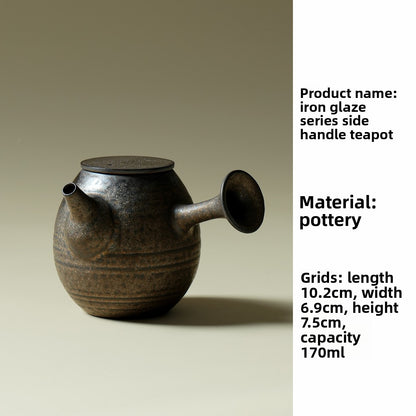 Iron Glaze Ceramic Tea