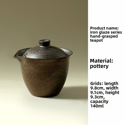 Iron Glaze Ceramic Tea