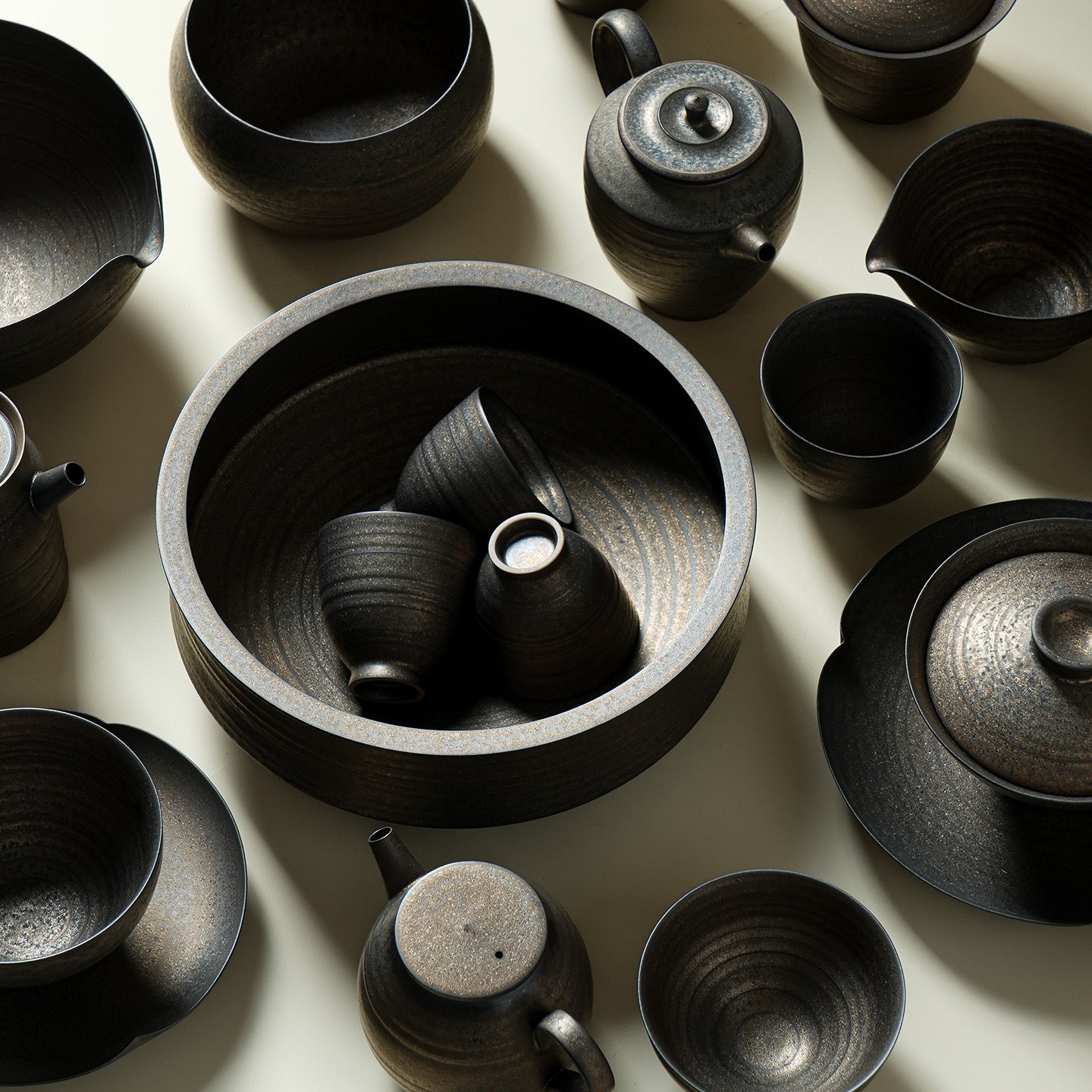 Iron Glaze Ceramic Tea