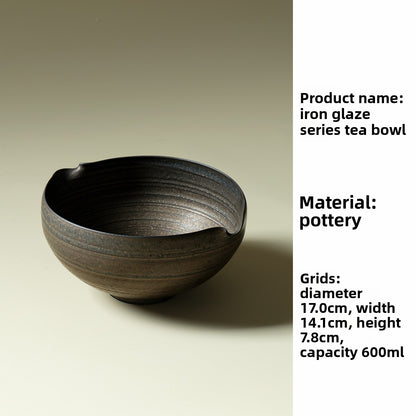 Iron Glaze Ceramic Tea