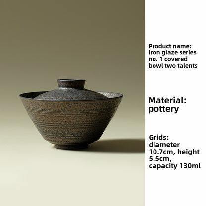 Iron Glaze Ceramic Tea