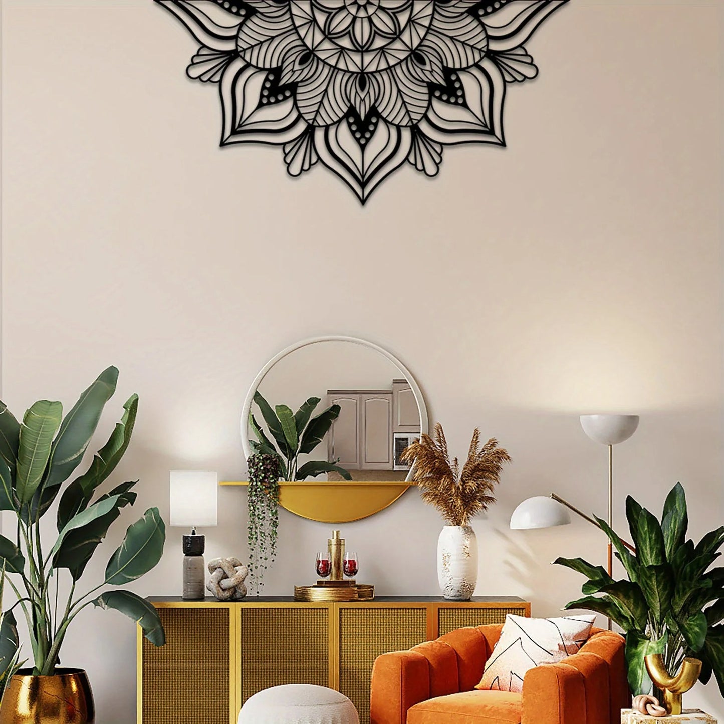 Iron Mandala Wall Art Set