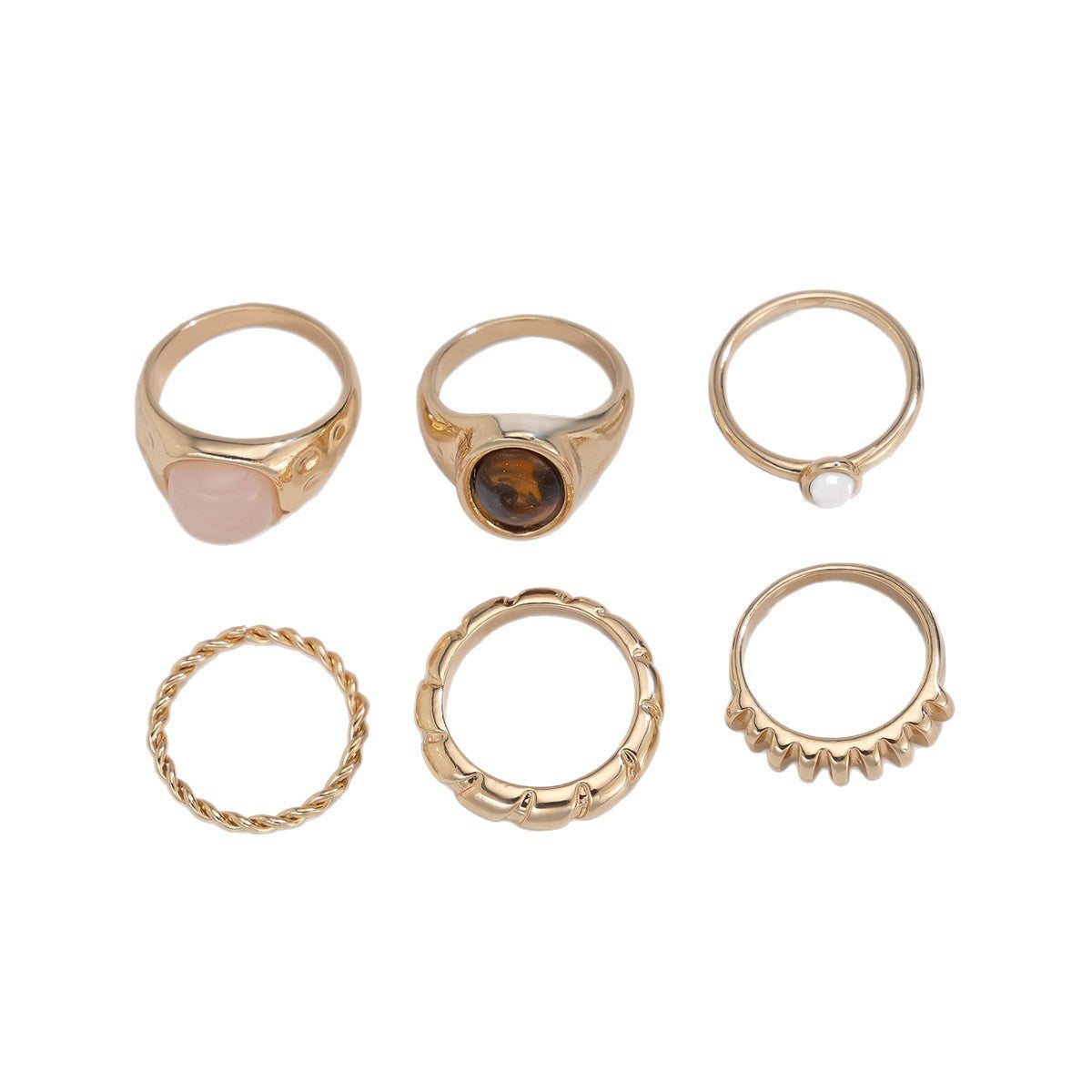 Irregular adjustable ring