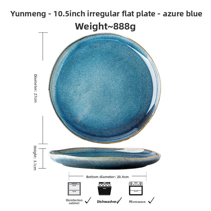 Irregular Ceramic Dinner Plates