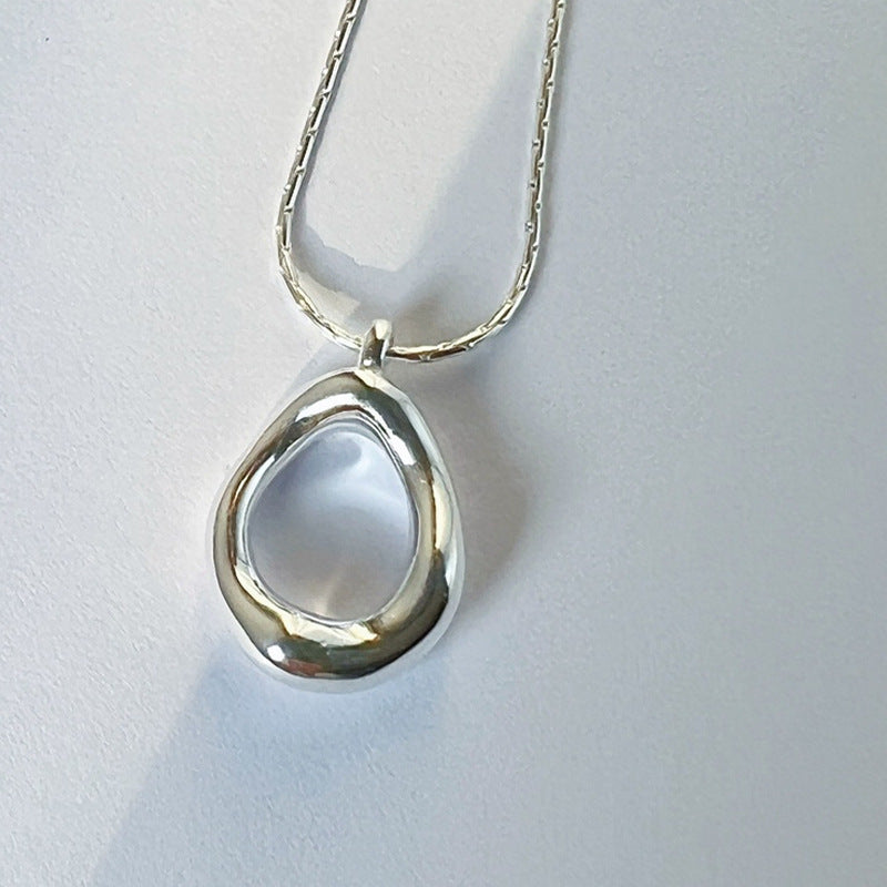 Irregular Circle Copper Necklace