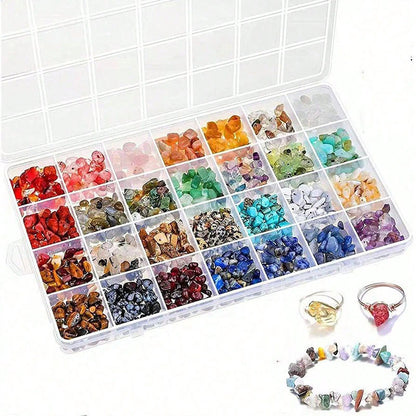 Irregular Crystal Gravel Beads DIY Jewelry Making Set