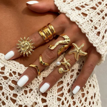Irregular diamond ring