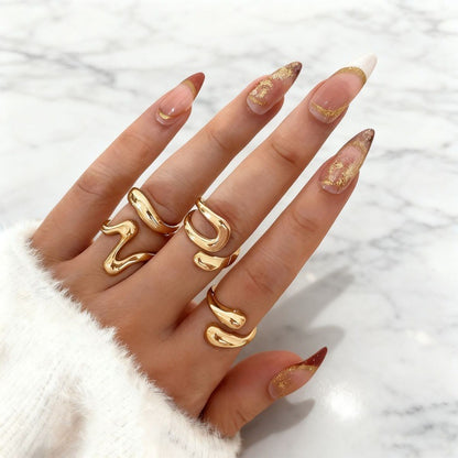 Irregular diamond ring