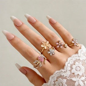 Irregular diamond ring