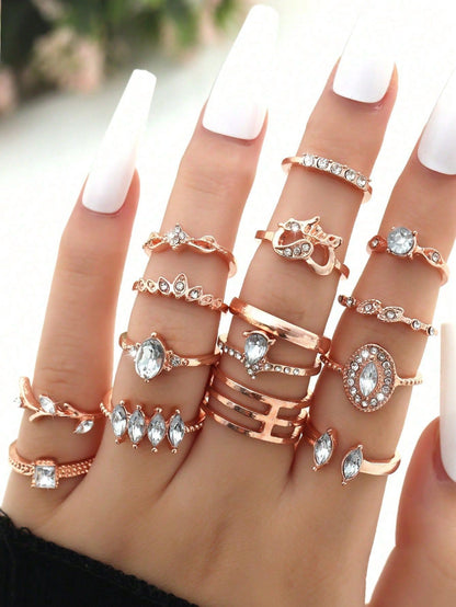 Irregular diamond ring