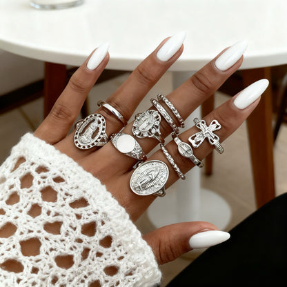 Irregular diamond ring