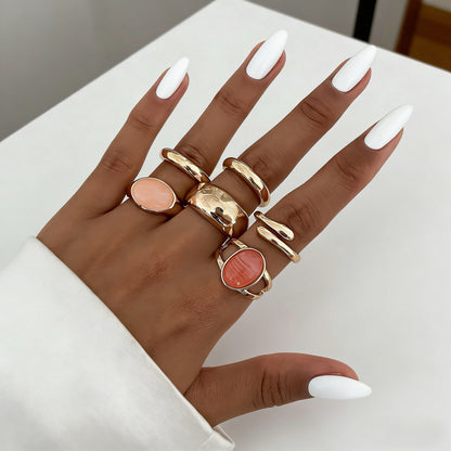 Irregular diamond ring
