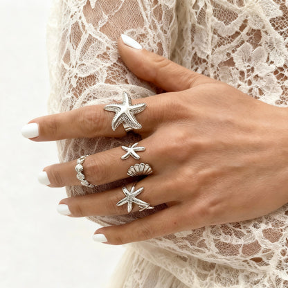 Irregular diamond ring