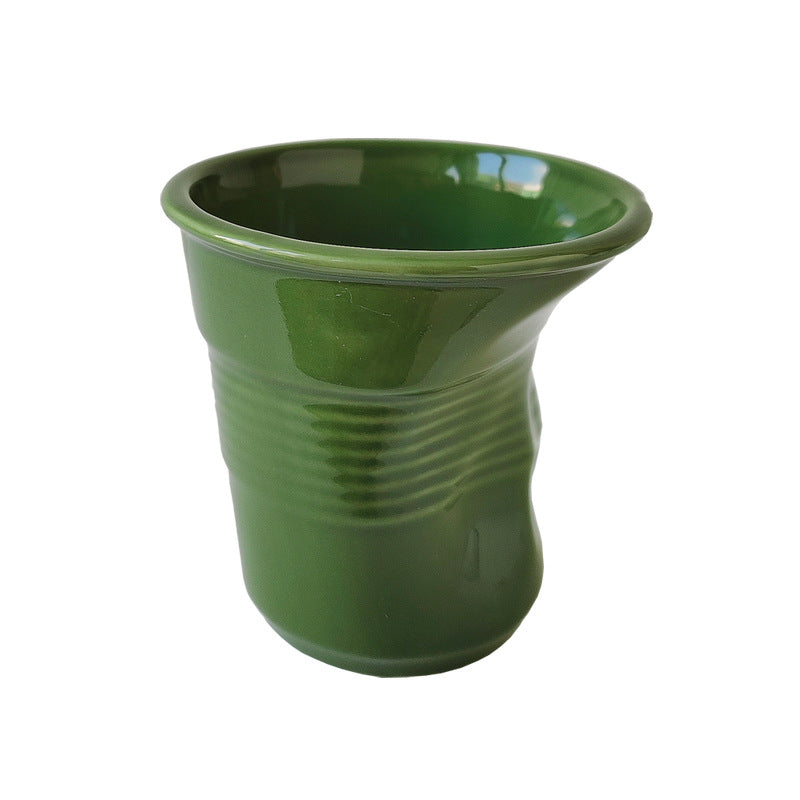 Irregular French ceramic mugs