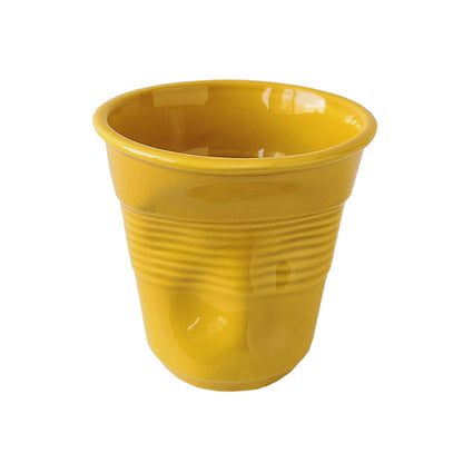 Irregular French ceramic mugs