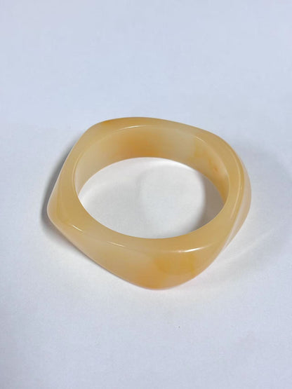 Irregular Geometric Resin Bracelet for Women
