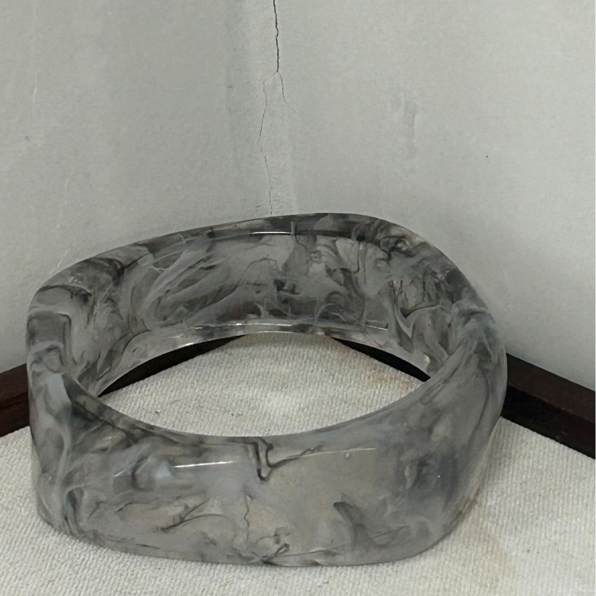 Irregular Geometric Resin Bracelet for Women