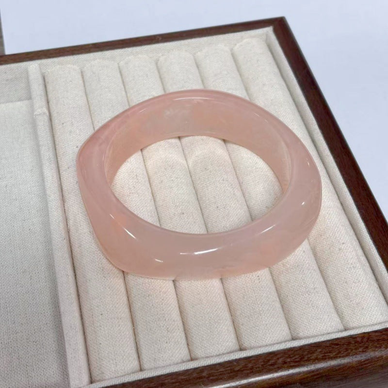 Irregular Geometric Resin Bracelet for Women