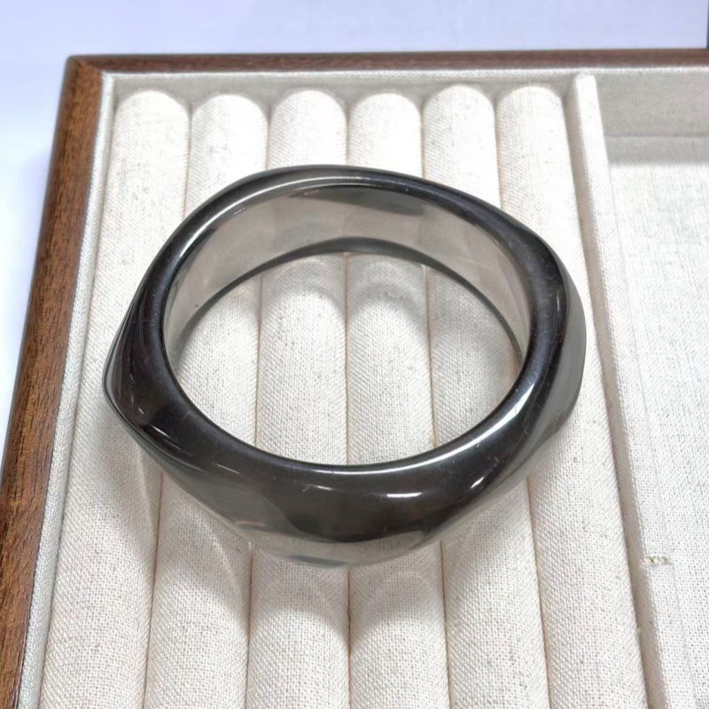 Irregular Geometric Resin Bracelet for Women