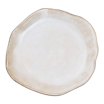 Irregular Kiln Glaze Ceramic Plate