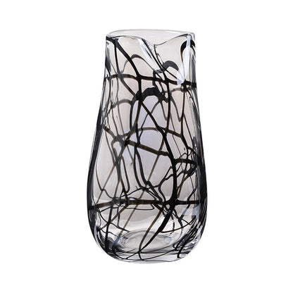 Irregular Lines Glass Vase